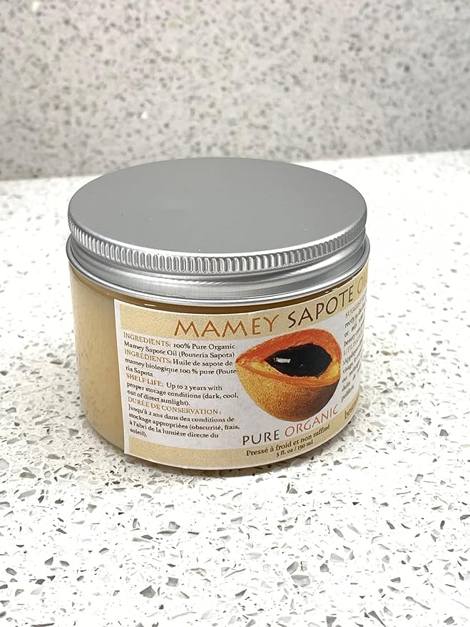Mamey Sapote Oil Pure Organic Cold Pressed Unrefined 5 fl oz / 150 ml