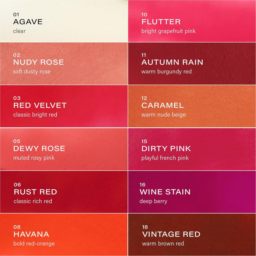 Melixir Vegan Lip Butter (12 Colors), Hydrating Lip Balm Stick, Bee-Free, Petrolatum-Free, Plant-Based, Moisturizes Dry & Chapped Lips With Shea Butter, Sheer, Natural Finish - #01 Agave(Clear)