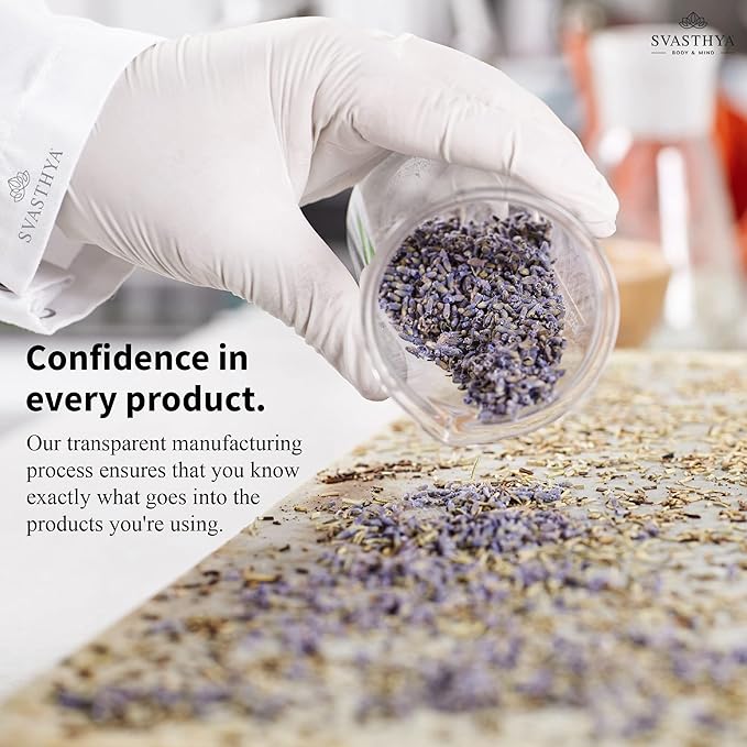 Svasthya Body & Mind Essential Oil Heal All Balm - Cracked, Dryness, Wound and Irritation Healing - Natural Ingredients Skincare Balm With Lavender Oil - Fast Recovery - Multipurpose Uses