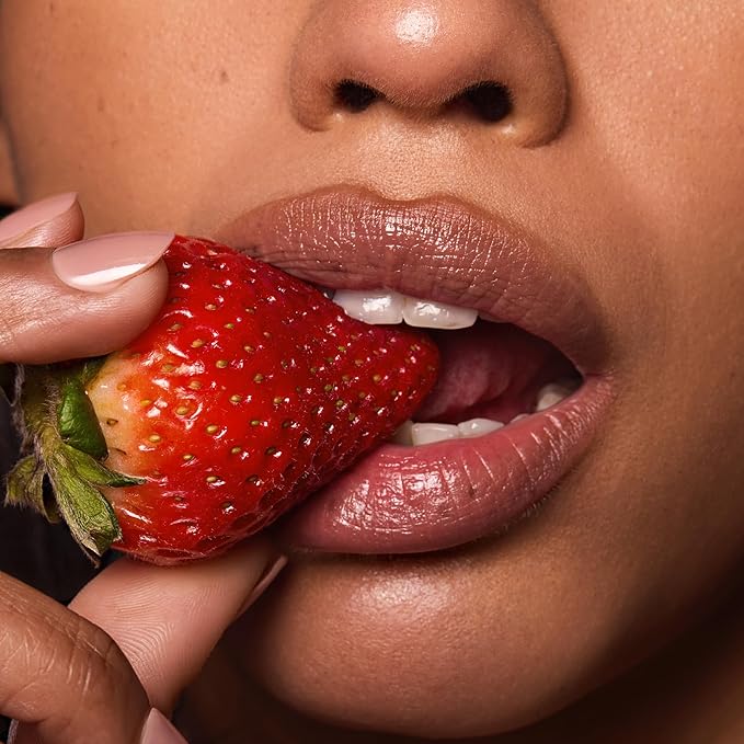 Space Camp Wellness Jumbo Lip Balm - Strawberry Frosting Organic Flavored Balm (2 Pack)