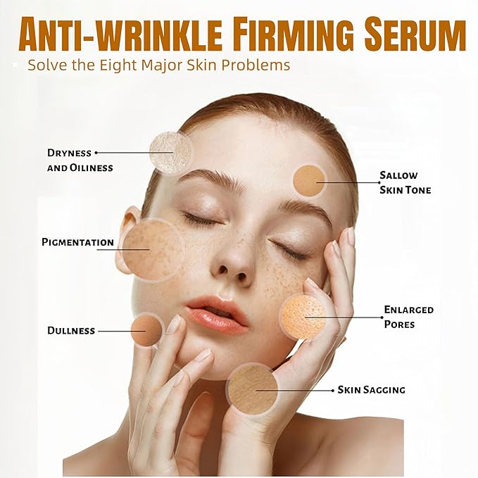 Anti-Wrinkle Firming Serum,Anti-Aging & Wrinkles Lifting & Firming Essence,Firms Skin, Hydrate & Moisturize (1pcs)