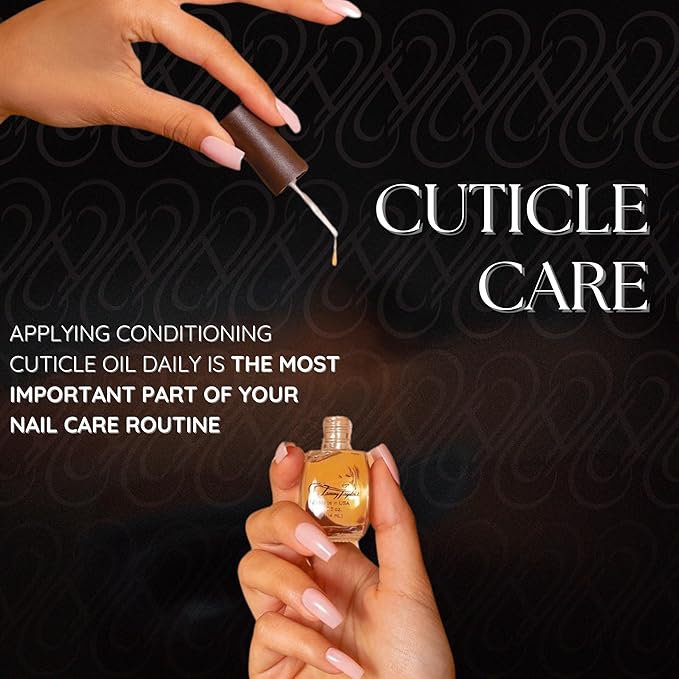 Tammy Taylor Hydrating Nail Cuticle Oil w/Cuticle Cream | Gardenia Cuticle Softener w/Vitamin E, Jojoba Oil, Natural Ingredients & USA Made Professional Nail Growth Oil for Growth & Strength .50 oz
