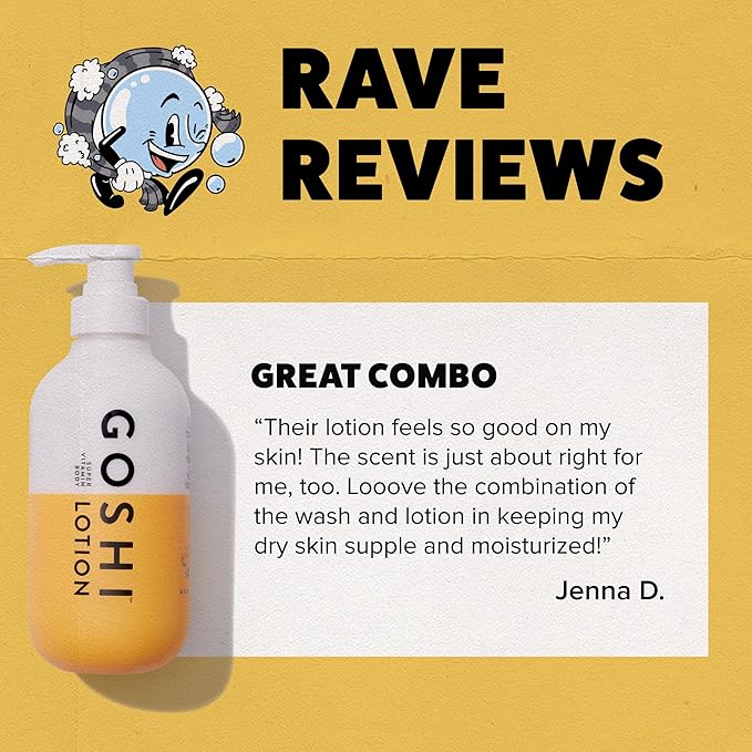 GOSHI Super Vitamin Body Lotion 20 oz - pH-Balanced Moisturizing Body Lotion for Men and Women - For All Skin Types