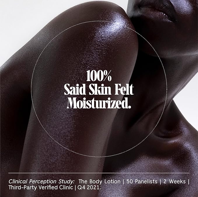 Nécessaire The Body Lotion with Pump. Olibanum. Multi-Peptide Firming to Moisturize + Strengthen. 2.5% Niacinamide, Vitamin C/E + Omega 6/9. Notes of Vanilla, Fig Leaf, & Cassis Buds. 450ml/15.2 fl oz