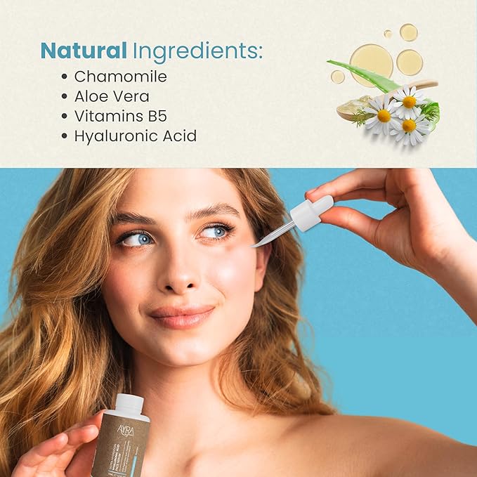 Ultra Hydration Hyaluronic Acid Face Serum – 1Fl Oz | Moisturizing Serum with Chamomile & Aloe Vera Extract | Ideal for Dry, Dull Skin | Organic & Eco-Friendly Skincare