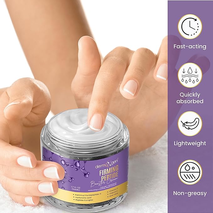 Matrixyl Face Cream – Skin Elasticity Repair Cream - Peptides Booster with Vitamins C and E, Hyaluronic Acid, Aloe Vera - Anti Wrinkle Cream – 1.7fl oz