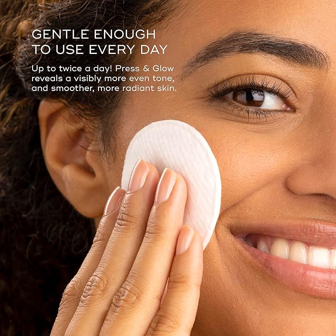 Medik8 Press & Glow Daily Exfoliating PHA Tonic with Enzyme Activator - Polyhydroxy Acid Toner - Gentle, Cleansing Face Exfoliator - 6.7 oz