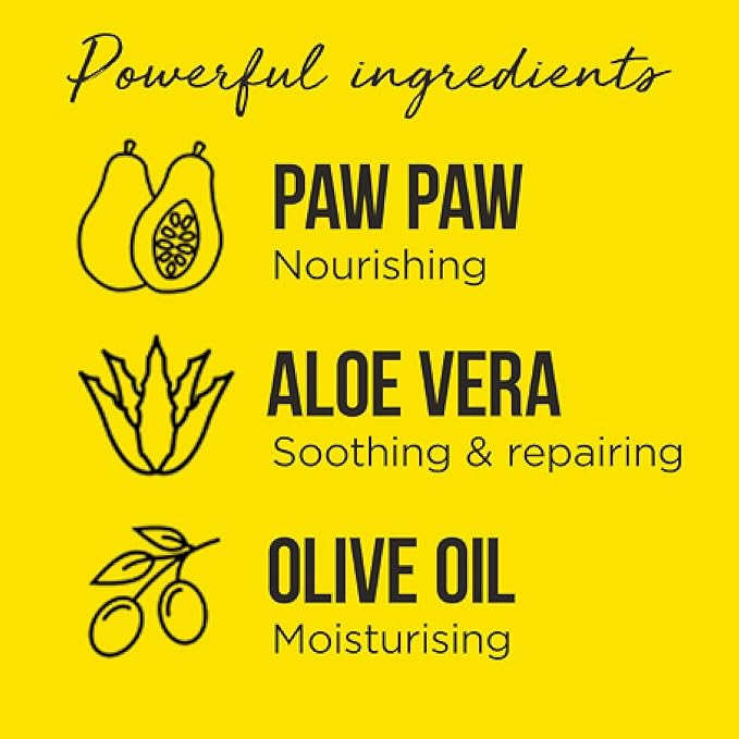 Dr.PAWPAW Outrageous Orange Balm, Multi-Purpose Natural No Fragrance, for Hydrating Lips, Skin, Hair, Cuticles, Nails & Beauty Finishing (10 ml)