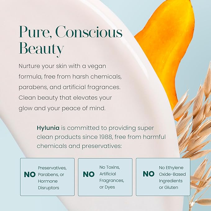 Hylunia Triple Defense Day Lotion | Age-Defying Moisturizer | Vitamin C, Turmeric & Titanium Dioxide | Hydrate, Protect & Rebuild Collagen | Clean, Non-Toxic Formula | All Skin Types | 1.7 fl. oz.