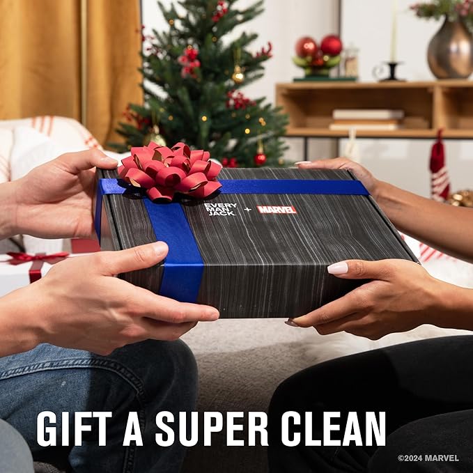 Every Man Jack Spider-Man Body Set - Perfect for Every Guy & Marvel-Lover - Bath and Body Marvel Gift Set with Clean Ingredients & Incredible Scents - Includes Body Wash, Shampoo & Deodorant 2-Pack