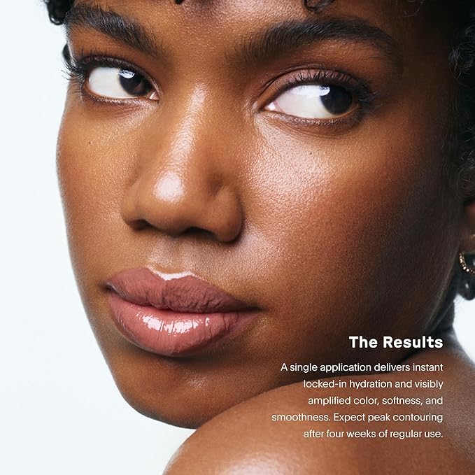 U Beauty The PLASMA Tinted Lip Compound Anti-Wrinkle & Anti-Aging Treatment - Shimmery Plumping Lip Gloss with Hyaluronic Acid, Shea Butter, Salicylic Acid & Peptides to Deeply Hydrate,Fawn- 15 mL