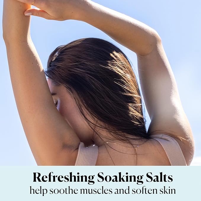 Sky Organics - Epsom Salt Bath Soak, 5 lbs - Magnesium Sulfate USP - 100% Pure, Medium Grain - Unscented - Soaking Bath Salts - Resealable Bag - Natural, Vegan & Cruelty Free - Self Care - Bath & Feet