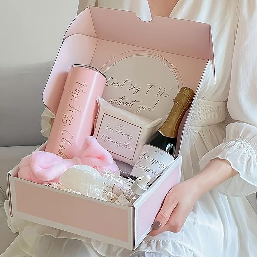 Bride's Babe Bridesmaid Gift Box Kit - Bridesmaids Proposal Gift Set, Perfect for Bachelorette Party, Bridal Shower or As a Thank You at The Wedding