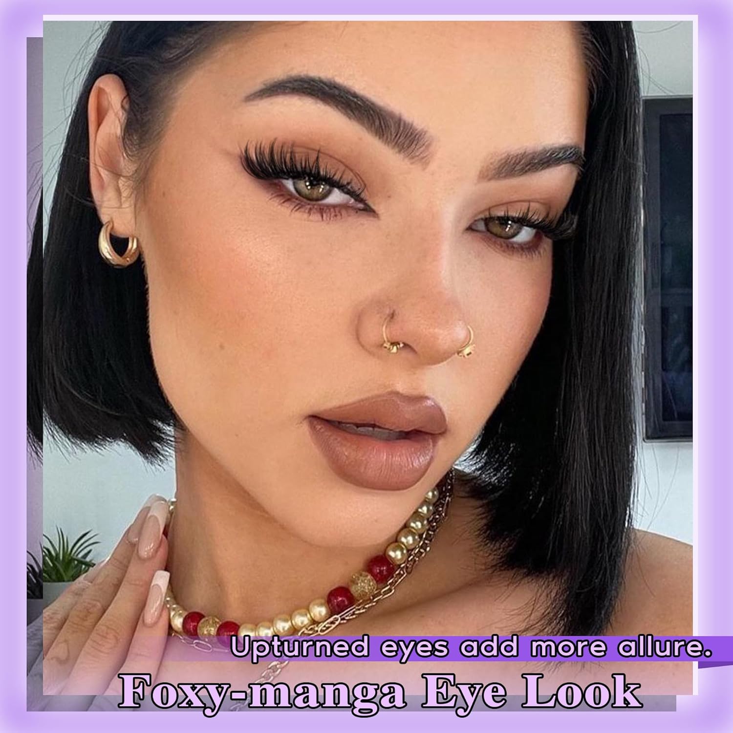 Manga Lash Cluster Kit Wispy Lashes Clusters Fluffy Eyelash Clusters Upturned Foxy Cluster Eyelash Extensions Kit D Curl Fairy Eyelash Extension Kit 10-16mm Individual Lashes Kit