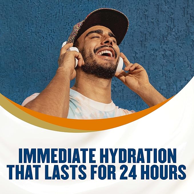 Gold Bond Men's Essentials Everyday Moisture Daily Body & Hand Cream, 6.5 oz., With Vitamin C (Pack of 2)