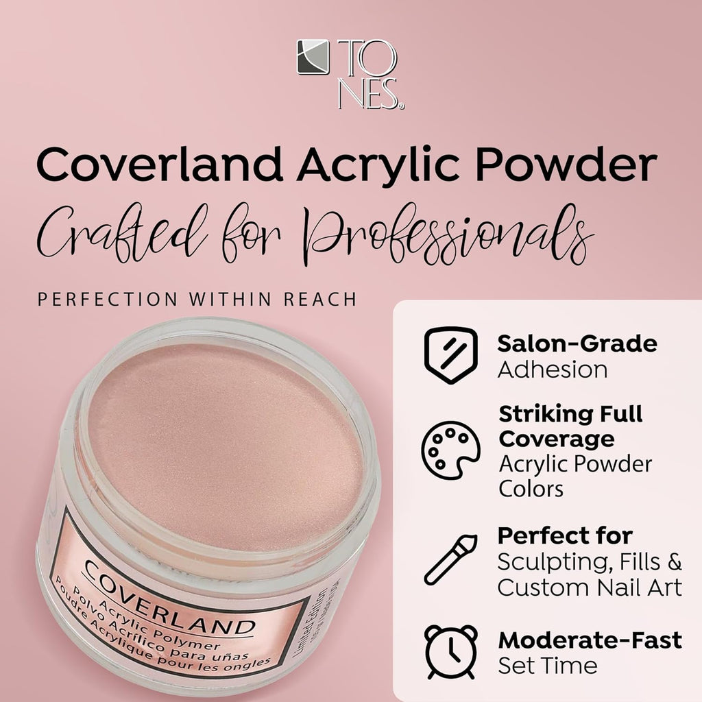 Coverland Acrylic Powder 3.5oz "Crème Brulee" - Limited Edition