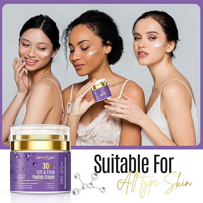 30% Matrixyl 3000 Lift And Firm Elasticity Repair Formula- Pure Organic Powerful Triple Combination Cream/reduce Sun Spots (Peptide Booster Cream)