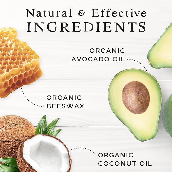 Natural Lip Balm Variety Pack, 4 Flavors, Organic Ingredients, Moisturizing, Healing