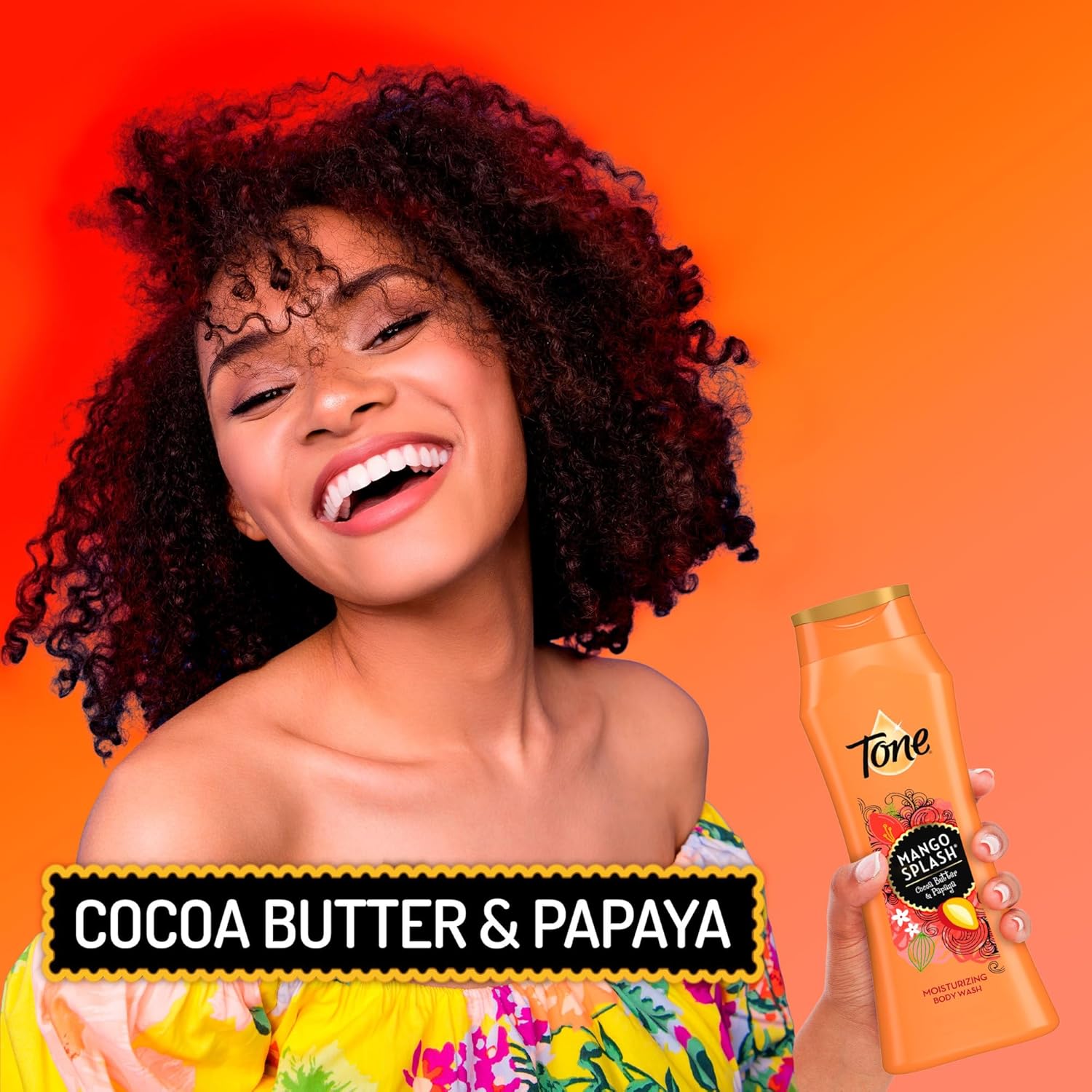 Tone Body Wash, Mango Splash, 16 Ounce (Pack of 6)