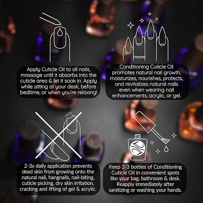 Tammy Taylor Hydrating Nail Cuticle Oil w/Cuticle Cream | Gardenia Cuticle Softener w/Vitamin E, Jojoba Oil, Natural Ingredients & USA Made Professional Nail Growth Oil for Growth & Strength .50 oz