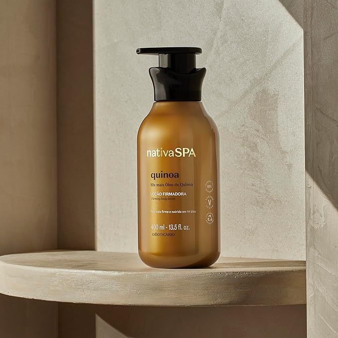Nativa SPA by O Boticario Quinoa Hydrating Body Lotion, Fragranced Skin Moisturizer with Purified Quinoa Drops, 13.5 Ounce