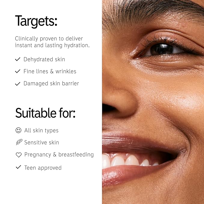 The INKEY List Hyaluronic Acid Serum, Hydrate Multiple Layers of Dry Skin, Plump and Smooth Fine Lines and Wrinkles, 1.0 fl oz