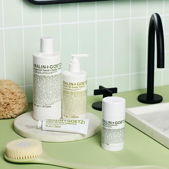 Malin + Goetz Vitamin B5 Body Lotion for Women & Men, 8.5 Fl. Oz. — Body Moisturizer for Dry Skin, All Skin Types, Dry Skin Moisturizer, Hydrating Body Lotion, Vegan & Cruelty Free