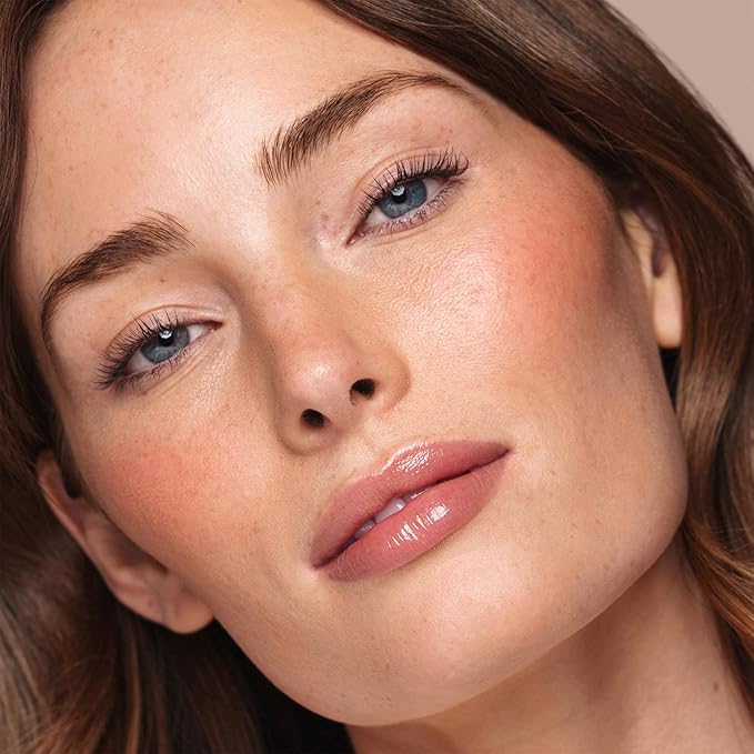 Jouer Essential Tinted Hydrating Lip Oil Gloss – Moisturizing Dry Lip Treatment Serum - Fragrance Free Tinted Lip Oil - Jojoba Seed Oil and Apricot Oil Formula