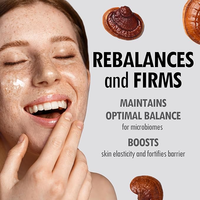 VEGREEN Skin Barrier Reishi Face Serum Skin Barrier Repair Moisturizer | Korean Hydrating Serum w/Mushroom Extracts & Lactobacillus Ferment | Glass Skin Serum for Face for All Skin Types 1.69 fl oz