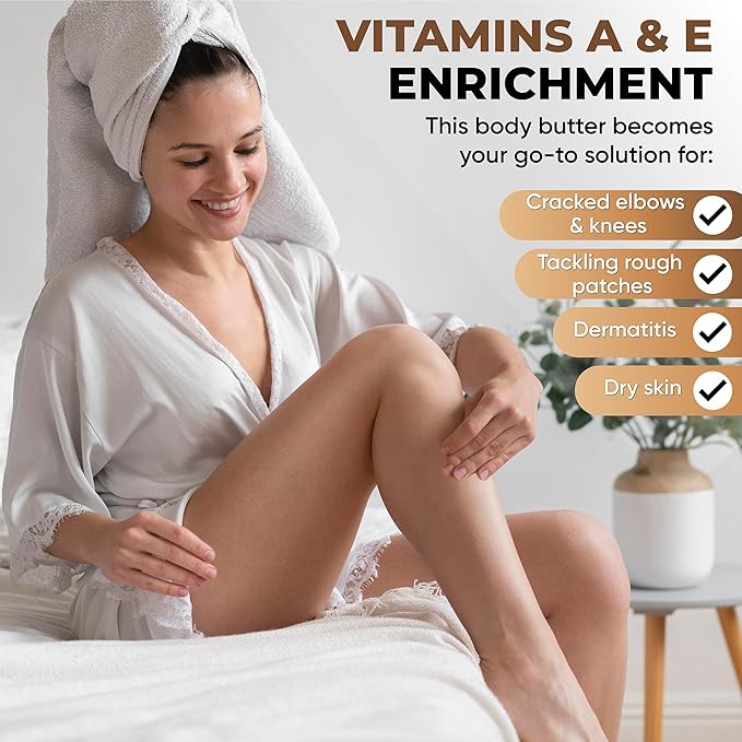 Salt Cellar Spa Lemon Body Butter for Women, Made with Dead Sea Minerals, Shea Butter and Plant Extracts, Luxurious Skin Rejuvenation and Moisturization, Made in Israel, Cruelty-Free, Paraben Free