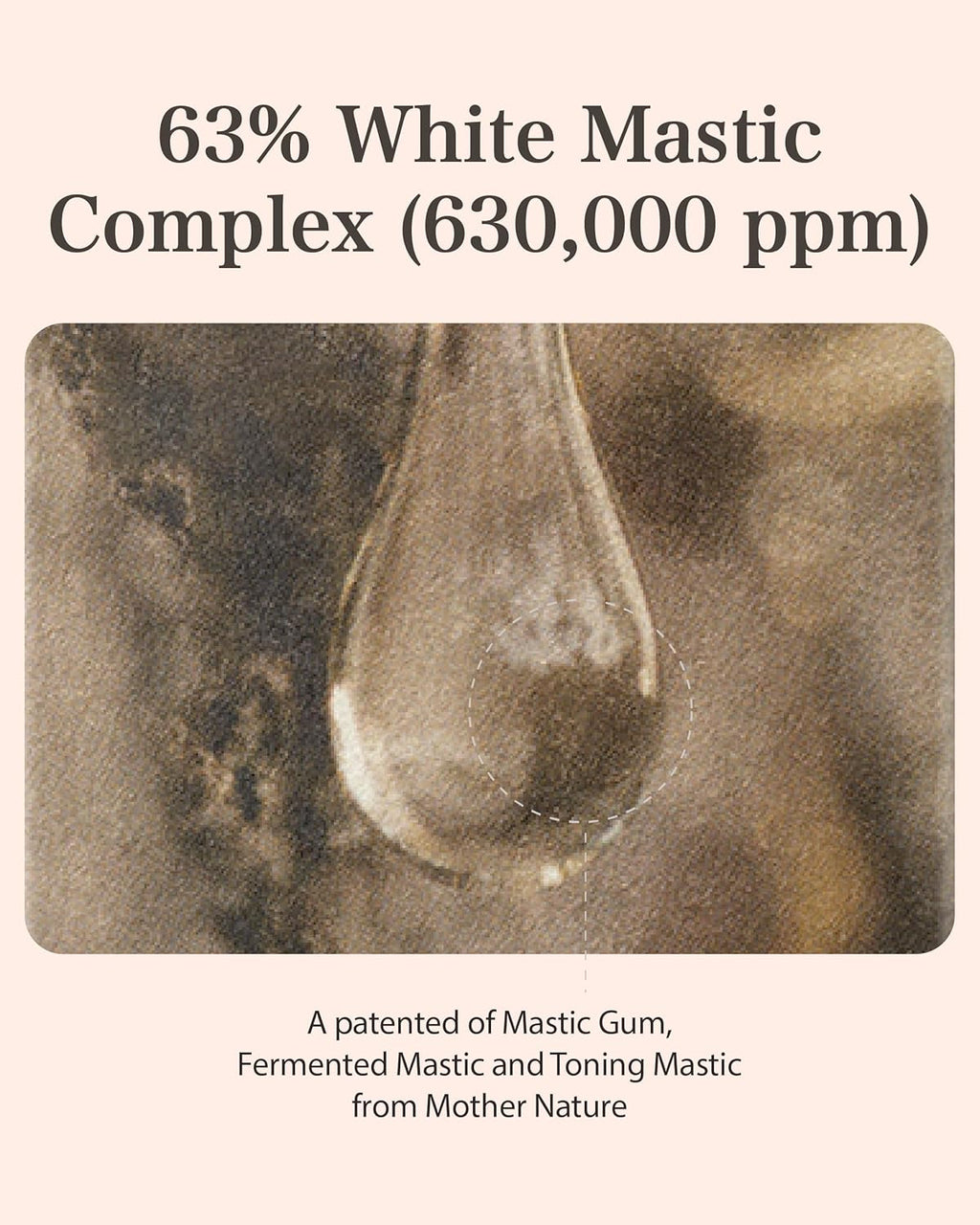 Mastina Mastic Ampoule - Facal Serum for Glass&Radiant Skin. White Mastic Complex 63% + Tranexamic Acid 2% + Niacinamide 5% Acid, Korean Skin Care (Dropper, 0.5fl oz)