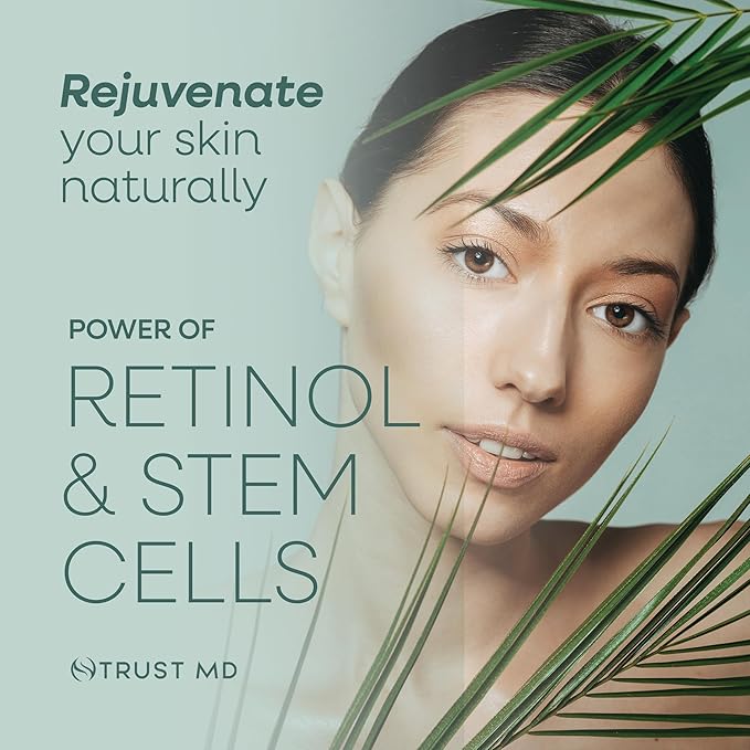 RETINOL 1% FACE SERUM - Anti-Wrinkle Serum, Deep Wrinkle Treatment with Hyaluronic Acid, Apple Stem Cells, and Citrus Extract - Serum for Fine Lines, 1 oz Glass Bottle