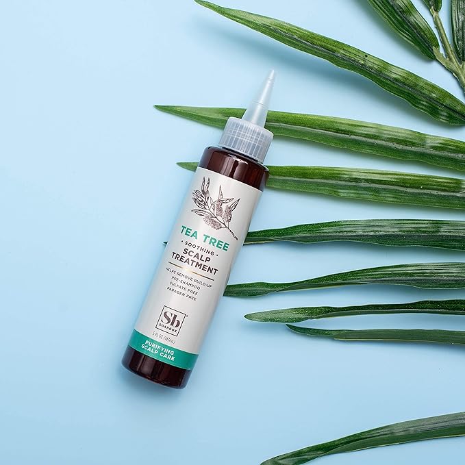 Soapbox Scalp Treatment & Hair Mask, Soothing Scalp Treatment 5oz + Moisturizing Hair Treatment 12oz with Tea Tree Oil, Set of 2 - Vegan, Cruelty, Paraben, Gluten & Harsh Sulfate Free