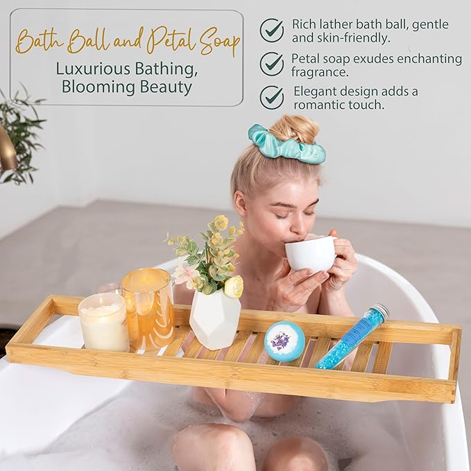 Self Care Gift Set for Women - With Bracelet, Spa Goods, Eye Mask, Blanket, Cup, Hair Tie, Socks, Mirror & Card - Unique Wellness, Birthday Gift Care Package - Get well soon gift baskets for women