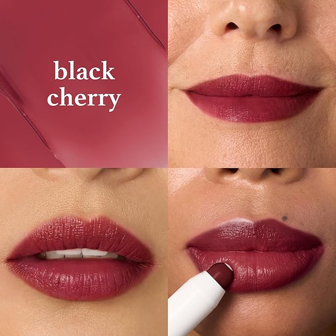 Julep It's Balm Tint of Color Lip Balm - Black Cherry | Hydrating Lip Color with Vitamin E Core | Natural Gloss Finish | Vegan & Cruelty-Free