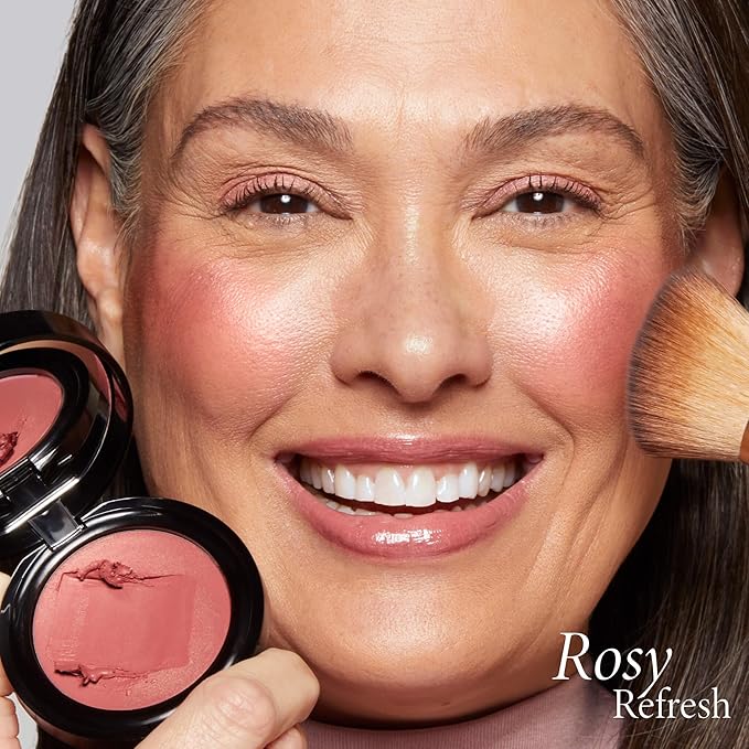 LAURA GELLER NEW YORK The Wonder Balm Starter Kit - The Wonder Balm & Brush - Rosy Refresh - Hydrating Weightless Beauty Balm for Face & Lips