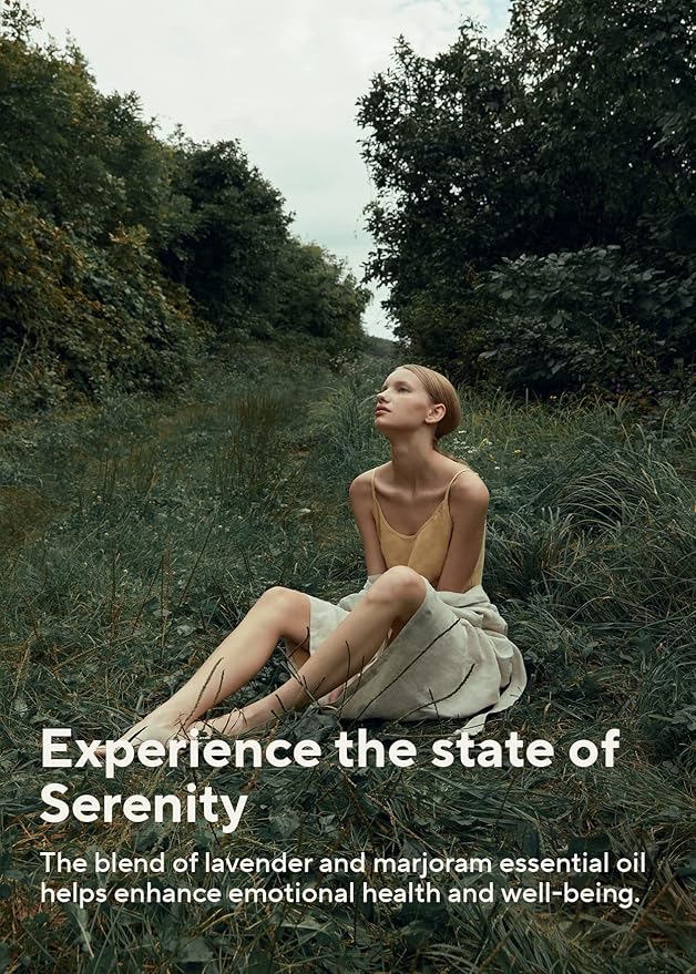 AROMATICA Serene Body Lotion Lavender & Marjoram 10.14oz / 300ml, Vegan | Soothing Body Moisturizer | Light Relaxing Scent | For Normal to Dry Skin | with Shea Butter