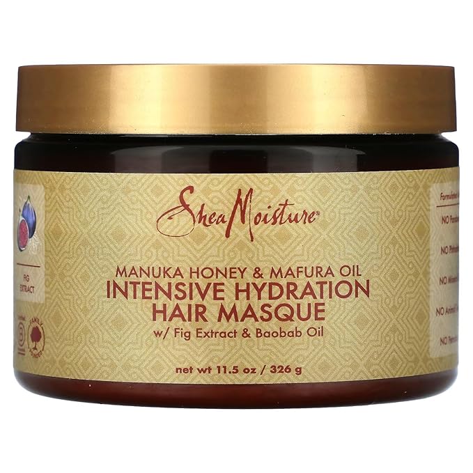 Sheamoisture Manuka Honey &Mafura Oil Intensive Hydration Treatment Masque, 12 Oz