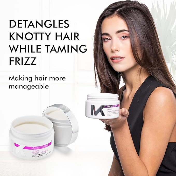 Keraxir Bonding Repair Hair Treatment - Hair Mask for Damaged Dry Hair, Deep Conditioner for All Hair Types (16.9 oz)