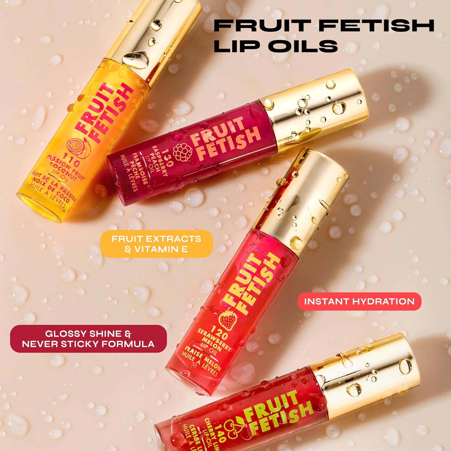 Milani Lip Oil with Vitamin E for Instant Hydration, Fruit Extract Infused Lip Treatment and Moisturizing Lip Gloss - Strawberry Melon
