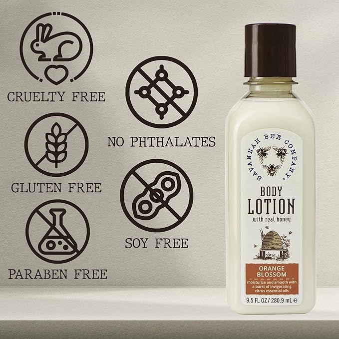 Savannah Bee Company Honey Body Lotion - All Natural Body Lotion for Women and Men