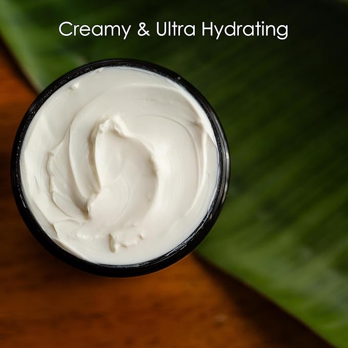 Whipped Body Butter for Dry Skin, UNSCENTED Rich Body Moisturizer with Raw Shea Butter | Body Lotion for Sensitive Skin, Paraben Free, No Synthetic Fragrances, Non Greasy Body Cream | 8 oz