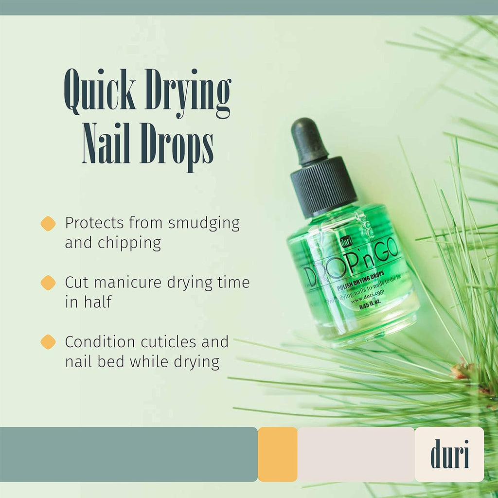 Duri Cosmetics, Drop'n Go Quick Dry Nail Drops (Drop'n Go (Pack of 2))