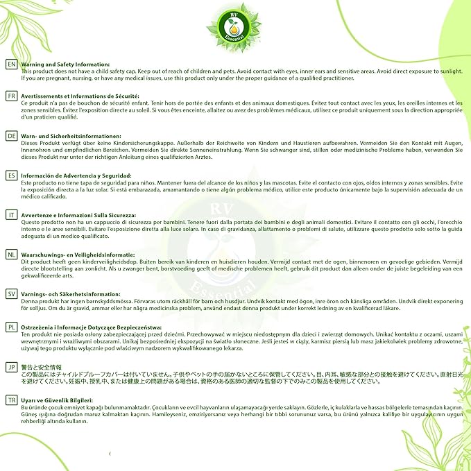 R V Essential Pure Labdanum Essential Oil 1250ml (42oz)- Cistus Ladaniferus (100% Pure and Natural Steam Distilled)