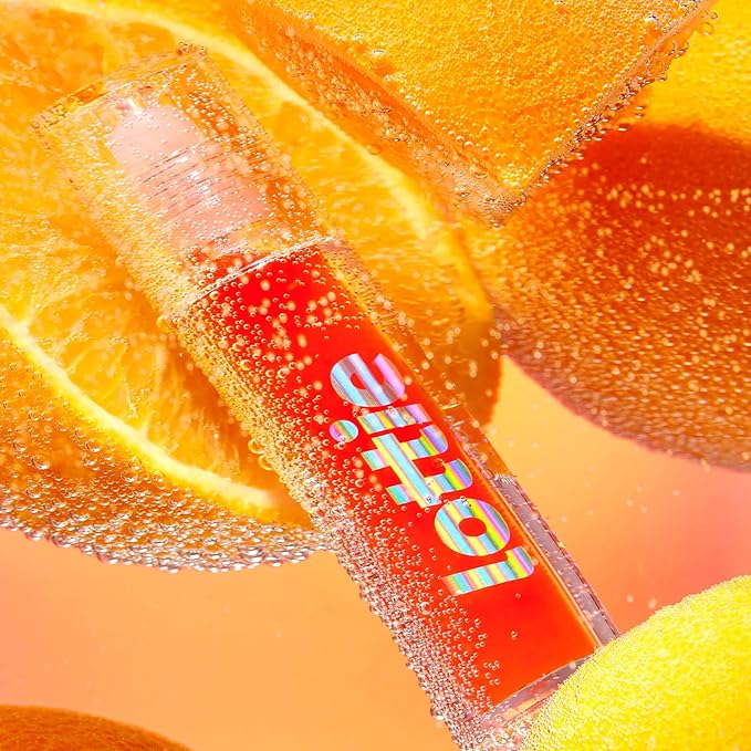 Roller Glaze in O.J., color changing nourishing lip oil which adapts to the natural pH in your lips