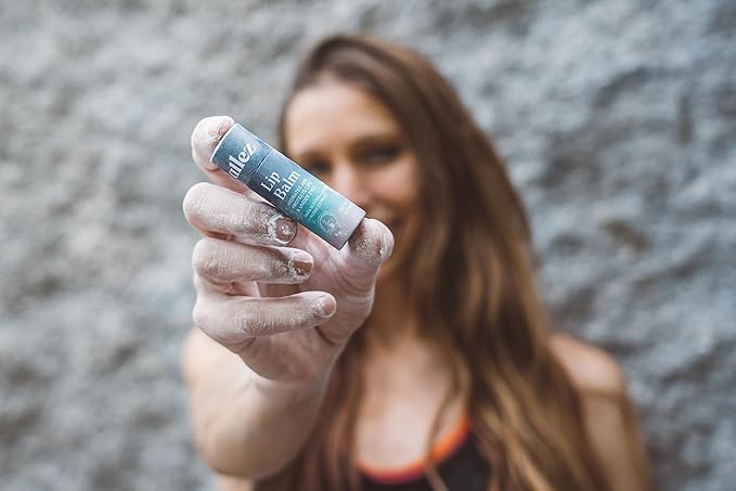 Allez Outdoor Vegan Lip & Eye Balm, Plant-Based Formula with Shea Butter, Jojoba Oil & Algae Extract for Skin Hydration & Protection, Sea Salt/Kelp Scent, 6-Pack