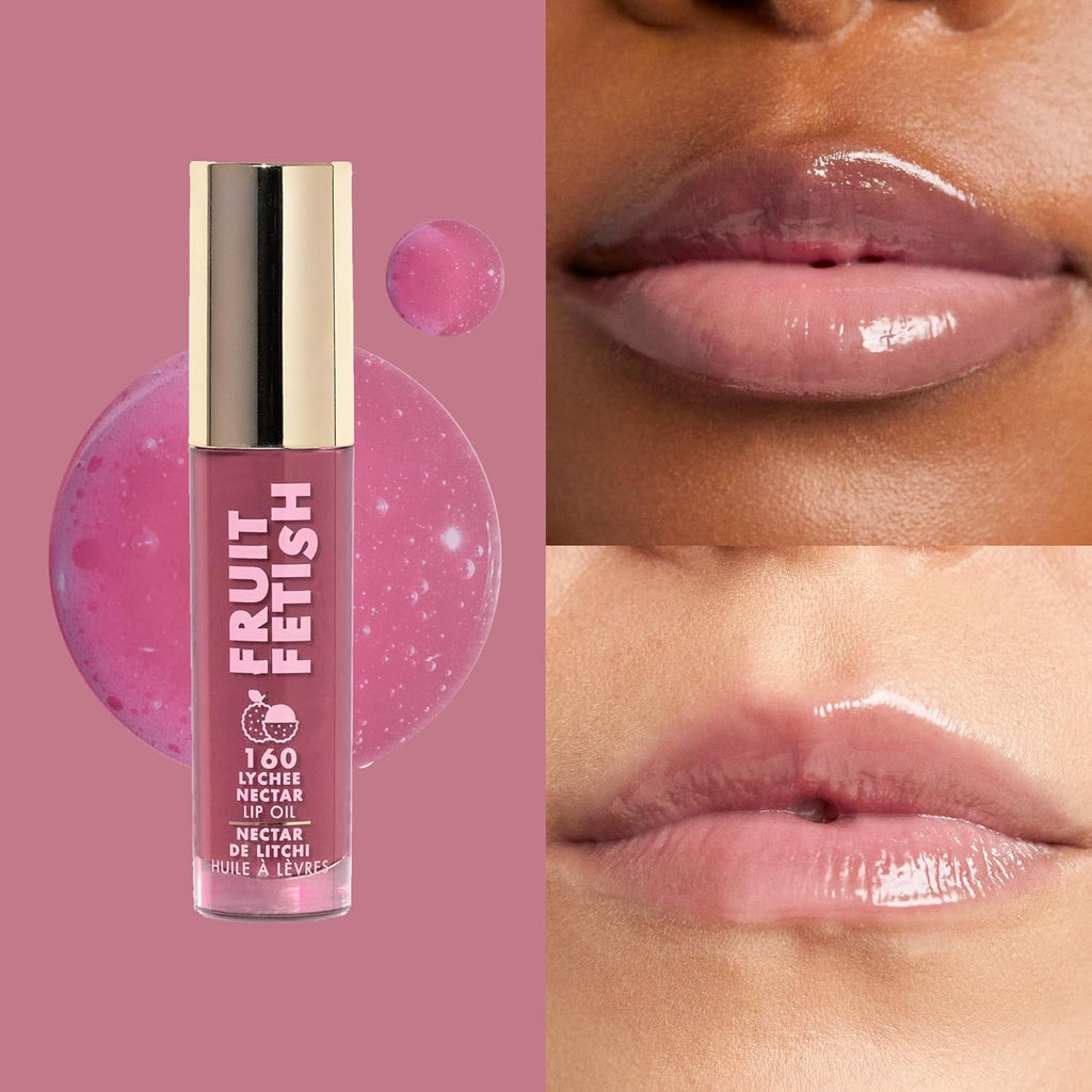 Milani Lip Oil with Vitamin E for Instant Hydration, Fruit Extract Infused Lip Treatment and Moisturizing Lip Gloss - Lychee Nectar
