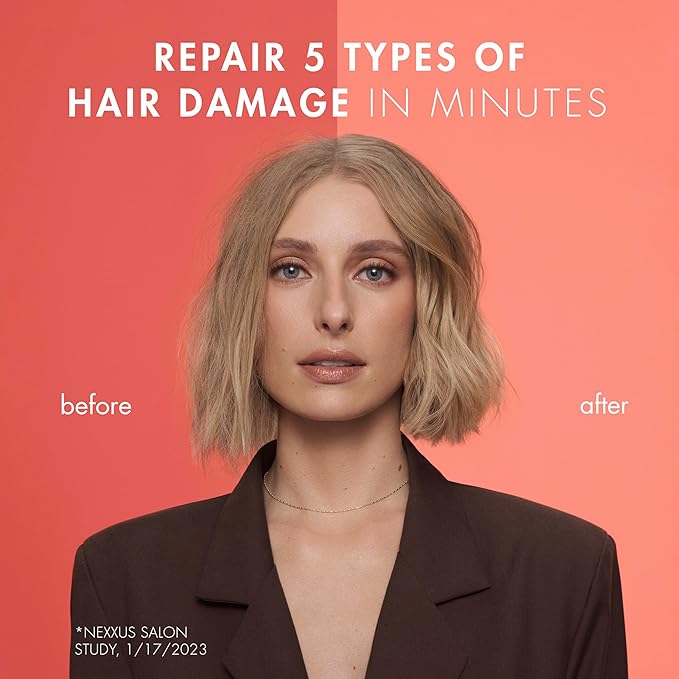 Nexxus Intense Bonding Treatment Amino Bond for Stronger, More Damage-Resistant Hair, with Amino Acids & Keratin Protein, 5 oz