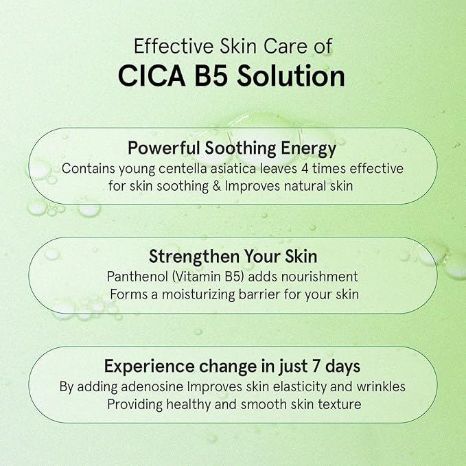 ONE THING Cica B5 calming Serum + Cream Bundle
