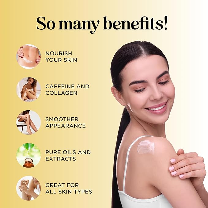 Maple Holistics Skin Firming Set with Firming Lotion and Cellulite Massage Oil Firming and Tightening Body Care Bundle